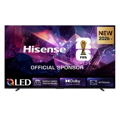 HISENSE QLED TV 100E7S Pro, 100", 4K, 144 Hz, Smart TV